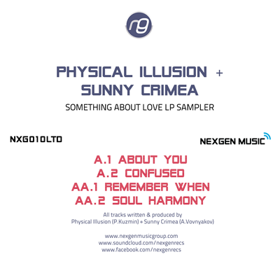 PHYSICAL ILLUSION & SUNNY CRIMEA - 'Something About Love' LP SAMPLER